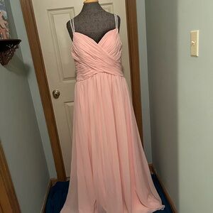 Elegant Pink Evening Gown